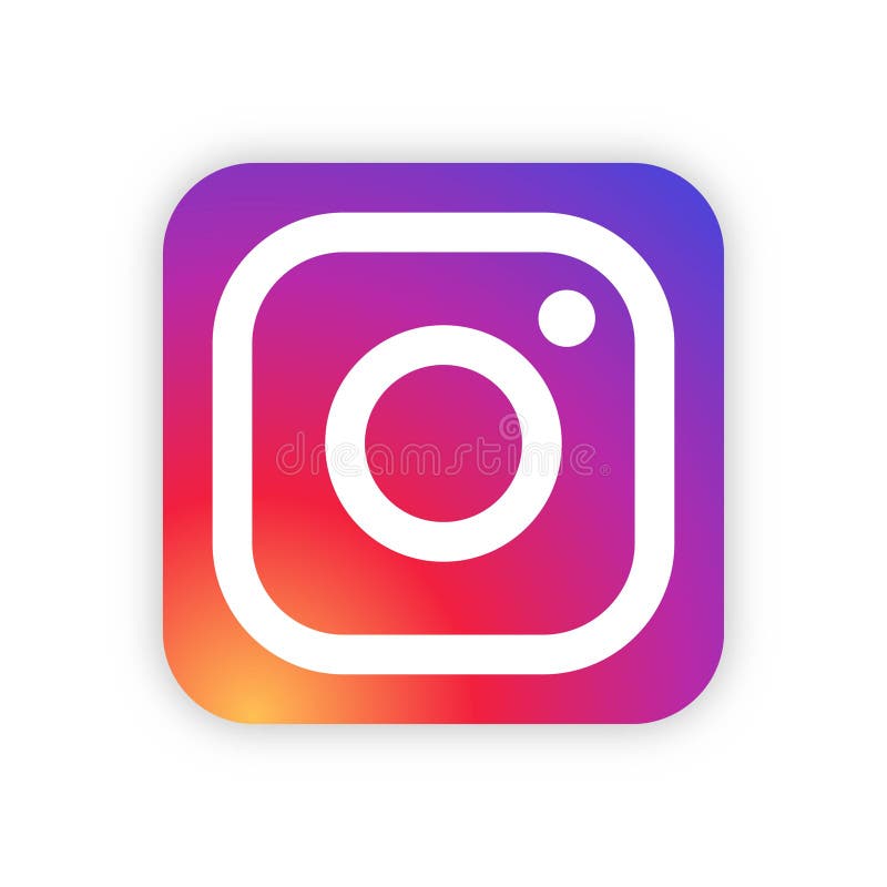 Instagram New Logo Icon Vector Editorial Stock Image ...