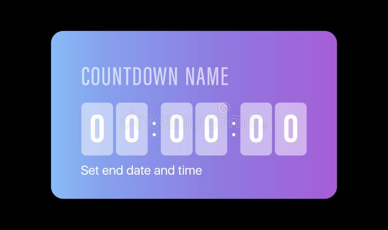 Instagram Countdown Timer Social Media Sticker Template Icon User instagram-countdown-timer-social-media-sticker-template-icon-user
