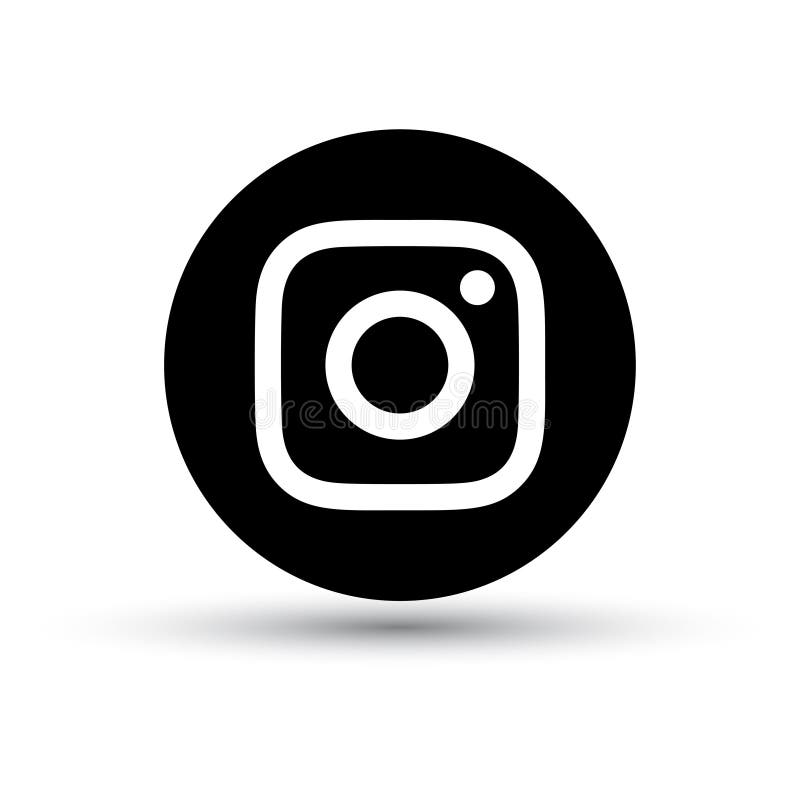 Instagram logo icon editorial stock photo. Illustration of flat - 171161213