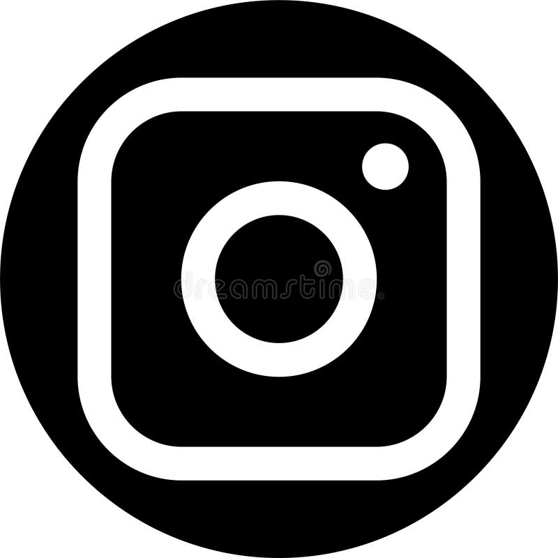 Instagram Logo. Insta Realistic Social Media Icon Logotype on a ...