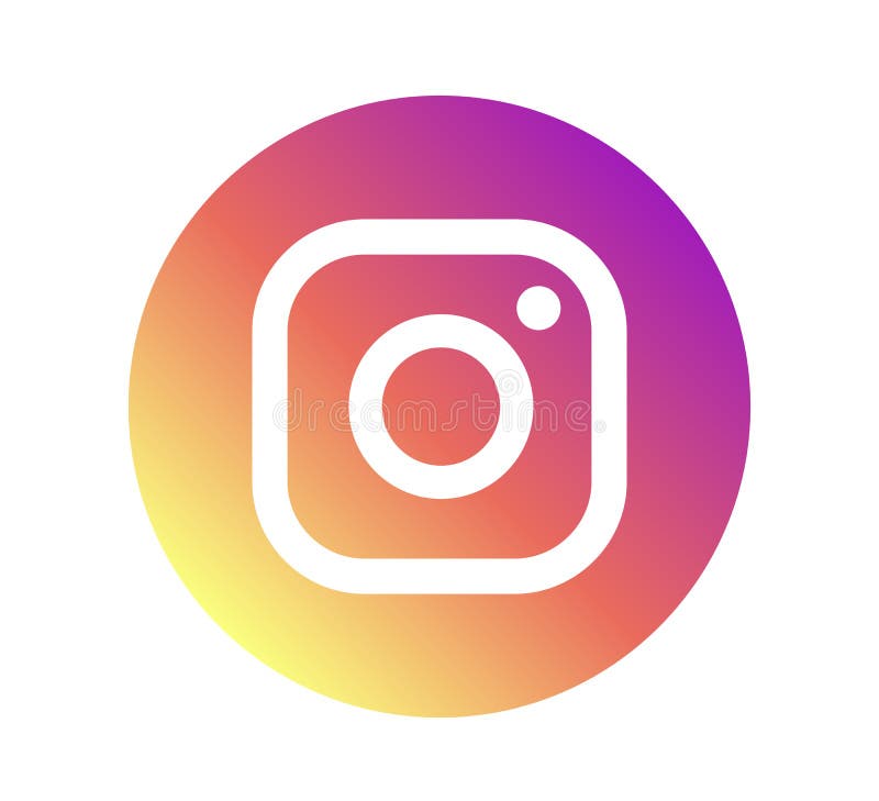 Instagram Social Media Icon Vector. Editorial Photography ...