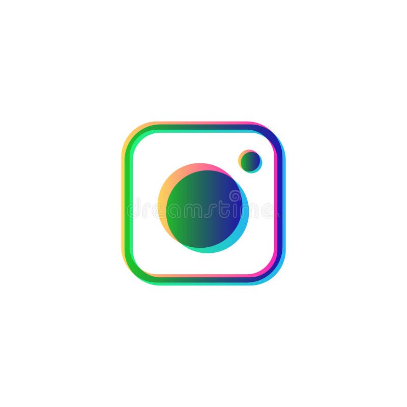 Instagram Symbol Social Media Vector Isolated Icon Logo Element ...