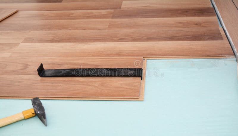 Install Wooden Laminate Flooring With Insulation Tools And