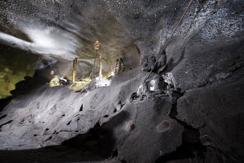 Installation of hard work of miner