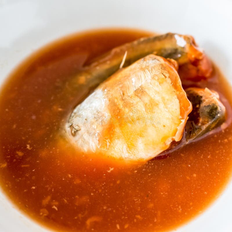 Instant Mackerel Fish in Soup. Stock Image Image of cooking, cook