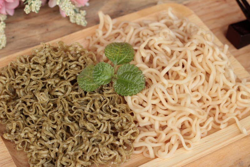 Instant Noodle and Dry Instant Vegetable Noodle. Stock Image Image of