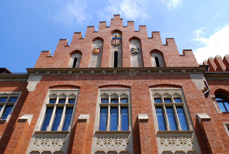 Institute of History in Cracow, Poland stock image