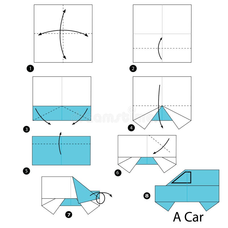 Como fazer um carrinho de papel 