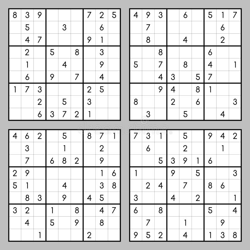Instructor Cerebro Sistema Del Sudoku Del Vector Ilustración del - Ilustración de rompecabezas: 115782067