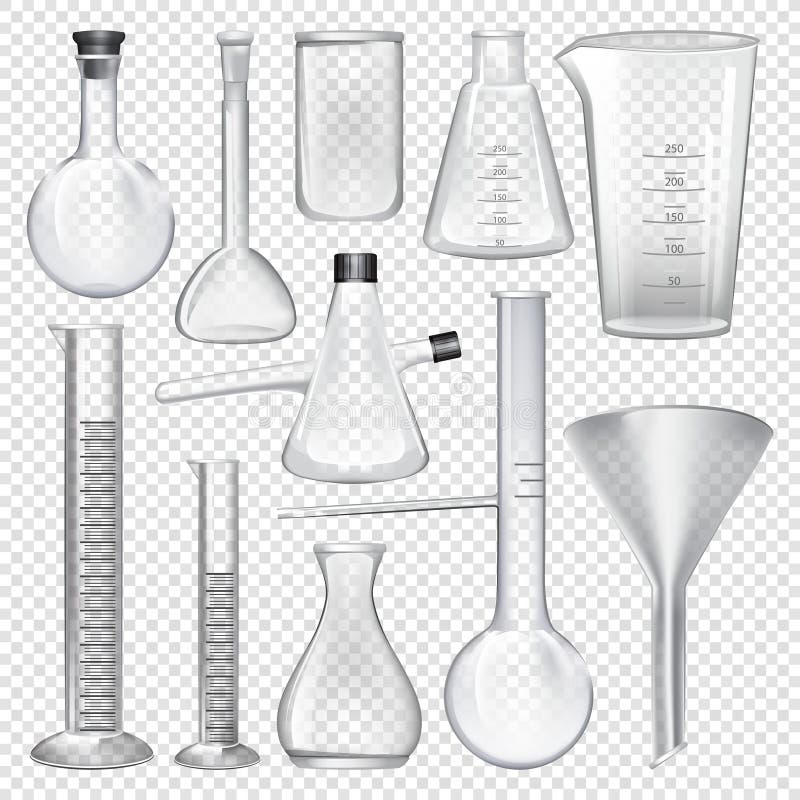 Instrument för laboratoriumglasföremål Utrustning för kemisk labb stock illustrationer Instrument för laboratoriumglasföremål Utrustning för kemisk labb stock illustrationer