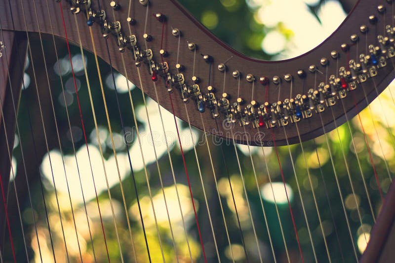 Instrumento da harpa, harpa do Não-pedal