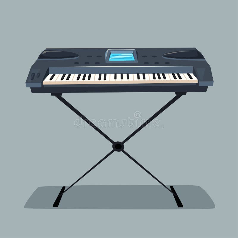 Instrumento del sintetizador de la música electrónica Ilustración del vector de la historieta libre illustration Instrumento del sintetizador de la música electrónica Ilustración del vector de la historieta libre illustration