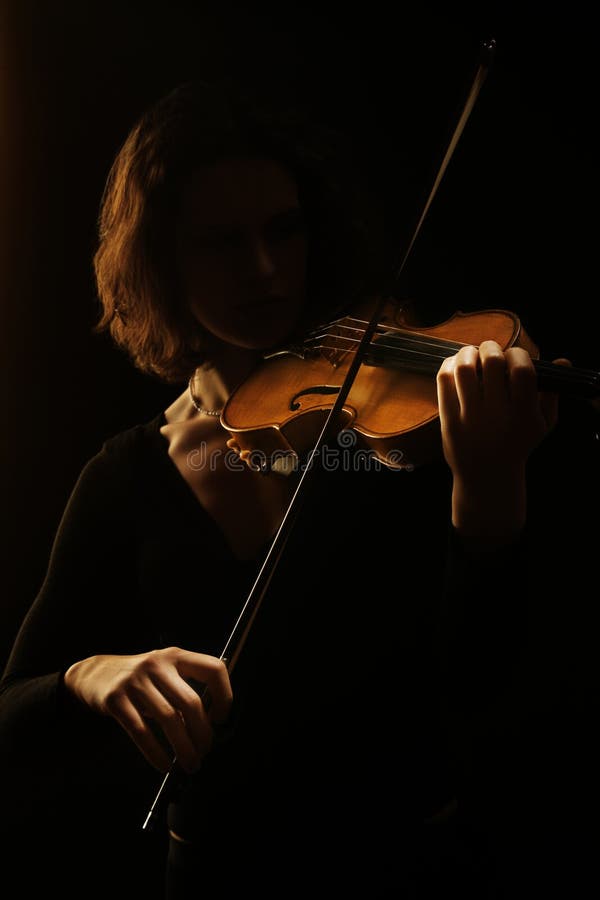 violoniste de musicien de joueur de violon image stock