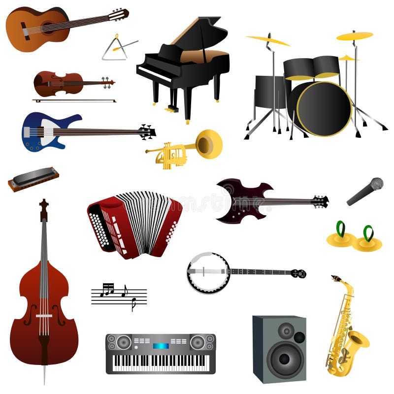 Instruments royalty free illustration