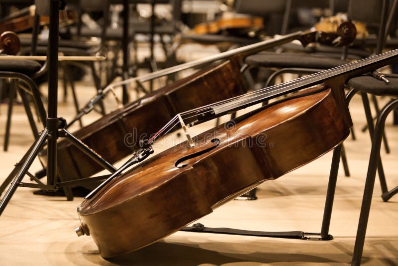 Instruments Symphony Orchestra Stock Photo Image of space, empty