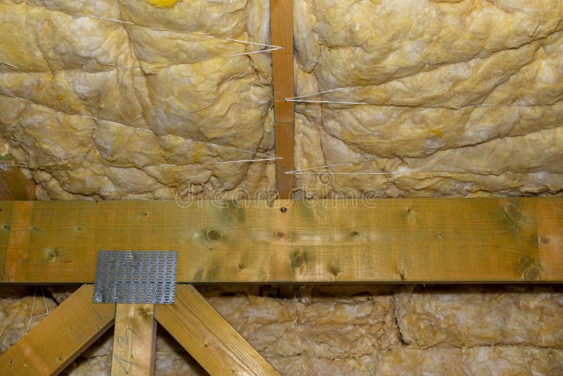 Insulation of Walls and Ceiling in the Attic Made of Mineral Wool