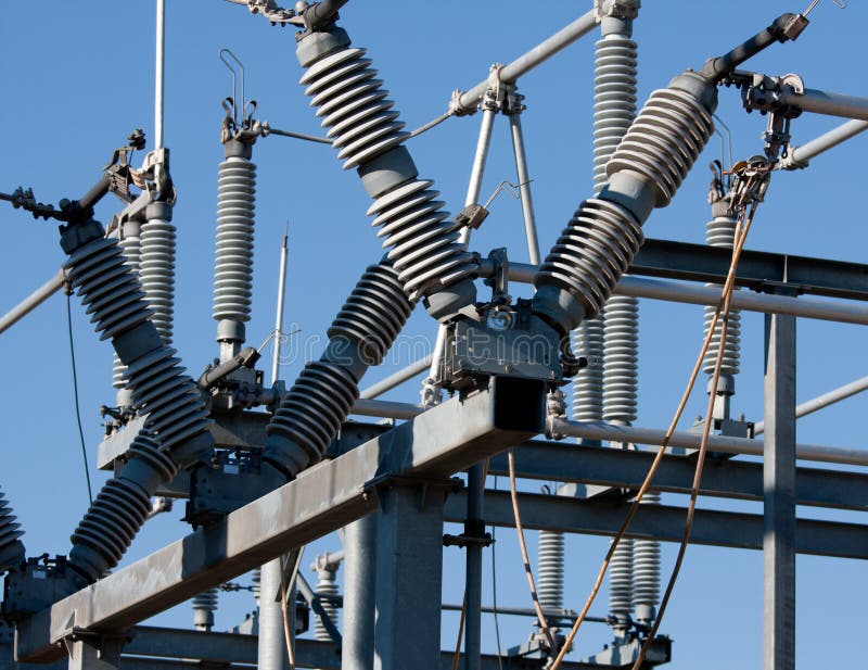 Insulators stock photo. Image of utility, voltage, electric 15150428
