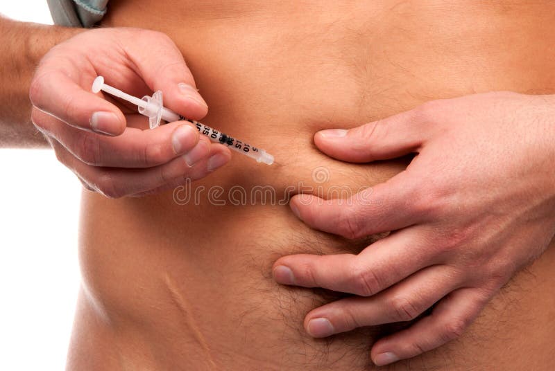 insulin för magesockersjukainjektionen gör skjutit royaltyfri fotografi insulin för magesockersjukainjektionen gör skjutit royaltyfri fotografi
