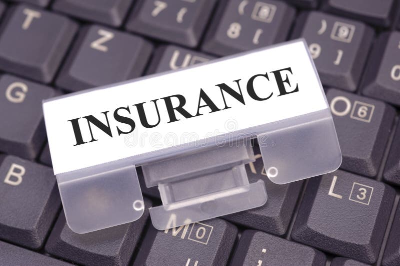 Presentation of insurance stock image. Image of diagram 17098513