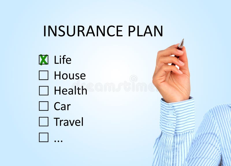 Insurance plan. stock image. Image of pattern, person 31120291