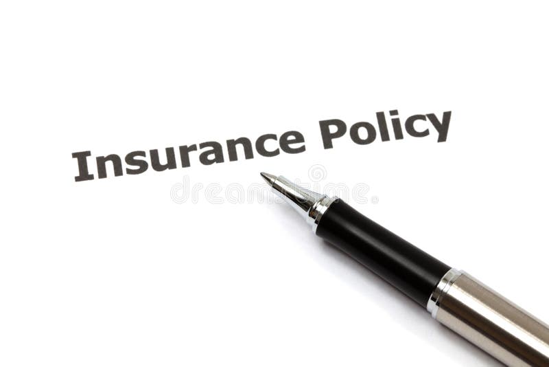 Insurance Policy stock image. Image of financial, plan 10143349