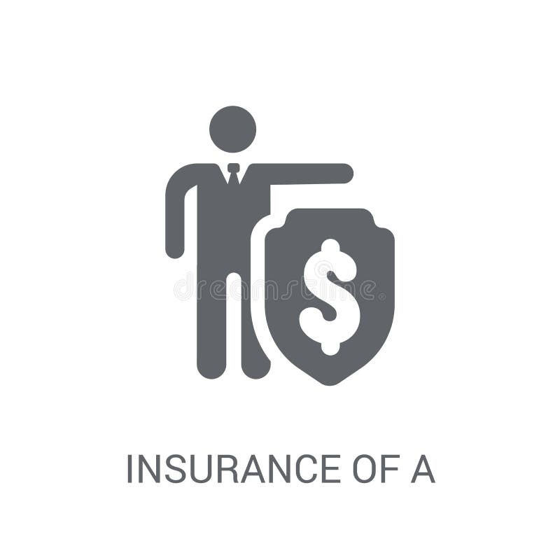 Insurance of a shield with dollar sign icon. Trendy Insurance of