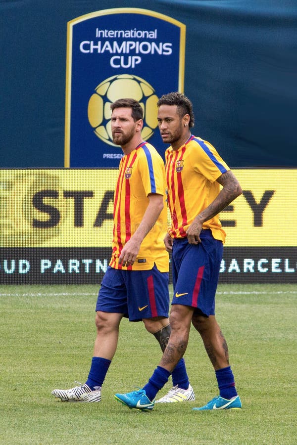 ` 2017 Int l FC Barcelona чашки чемпионов против Juventus стоковые изображения ` 2017 Int l FC Barcelona чашки чемпионов против Juventus стоковые изображения