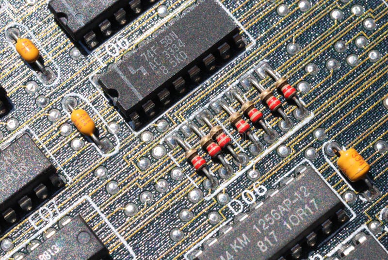 Integrated circuit 2 royalty free stock photo