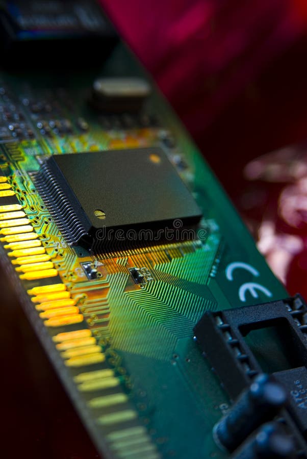 Integrated circuit stock photo