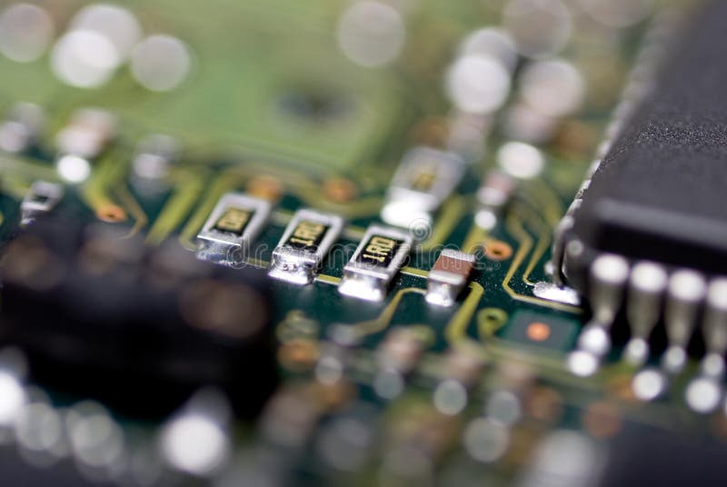 Integrated circuit stock photo
