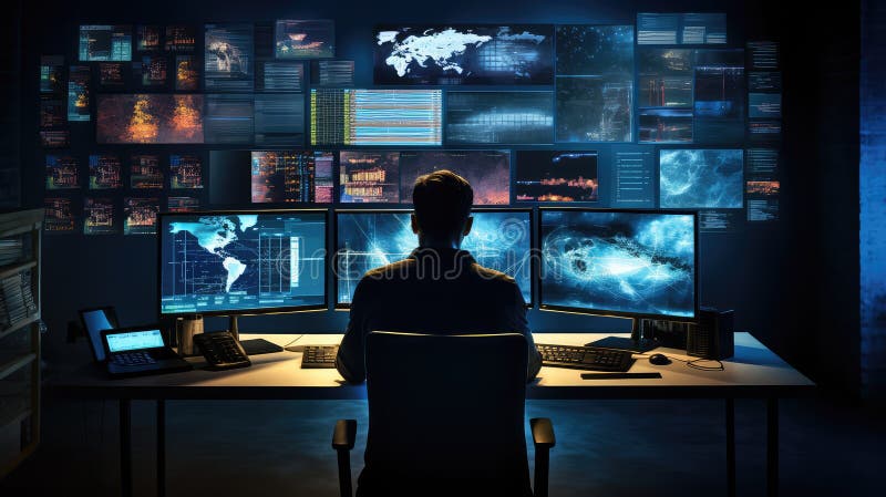 Integration data preparation stock illustration