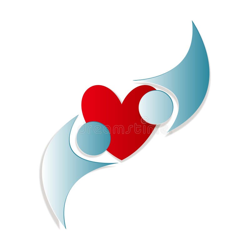 Integration. Logo royalty free illustration