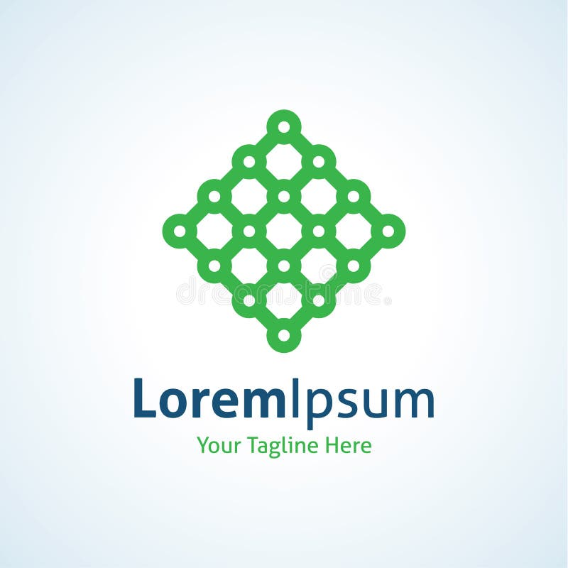 Integrieren Sie ausländische Technologiestruktur-Logoikone stock abbildung Integrieren Sie ausländische Technologiestruktur-Logoikone stock abbildung