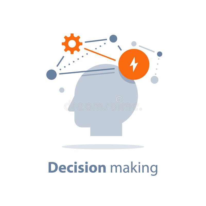 Inteligencia emocional, toma de decisión, modo de pensar positivo, psicología y neurología, ciencia del comportamiento, pensamien libre illustration Inteligencia emocional, toma de decisión, modo de pensar positivo, psicología y neurología, ciencia del comportamiento, pensamien libre illustration