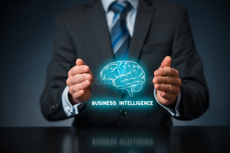 Inteligência empresarial imagem de stock royalty free Inteligência empresarial imagem de stock royalty free