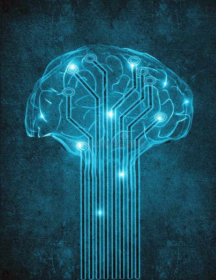 Intelligence artificielle illustration de vecteur Intelligence artificielle illustration de vecteur