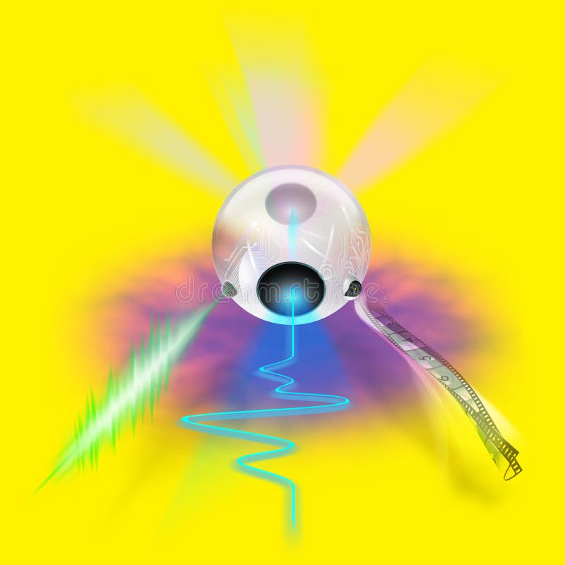 Intelligence ball of internet of things vector illustration