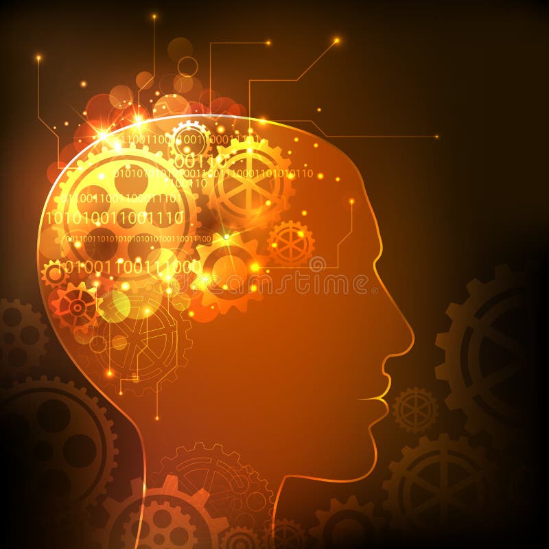 Intelligence humaine illustration libre de droits Intelligence humaine illustration libre de droits