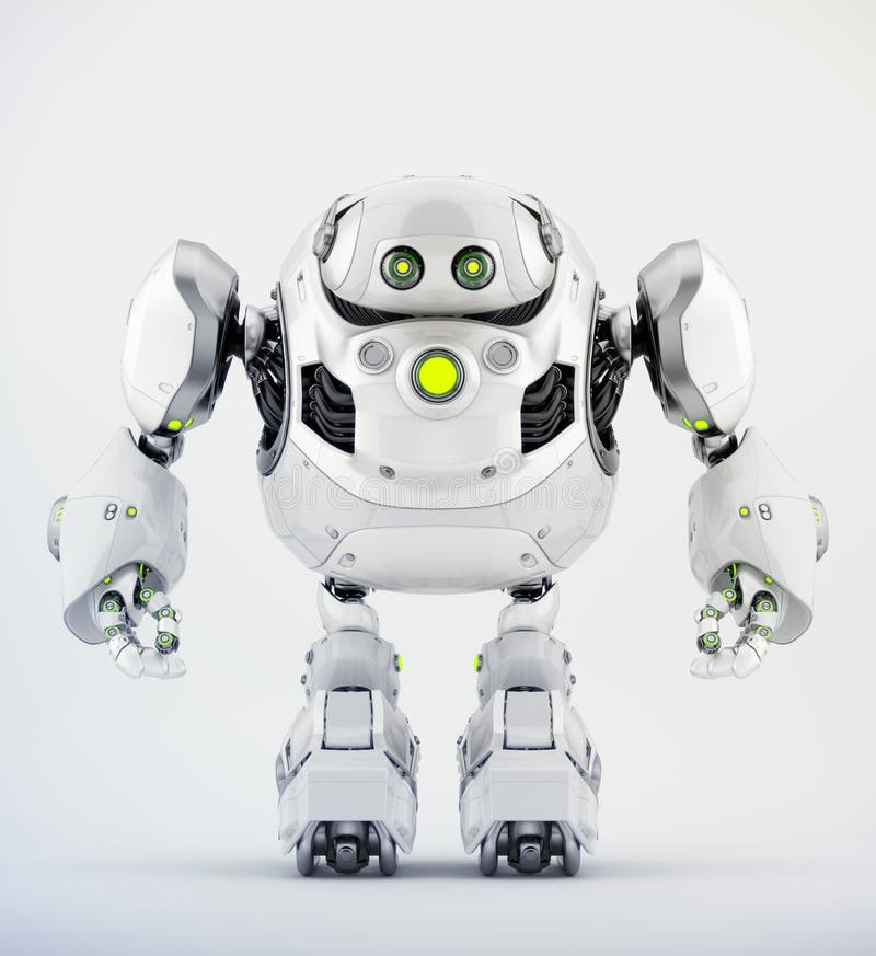 Intelligente Robotarbot 3d Rendering Stock Illustratie - Illustration of schildpad: 210223063