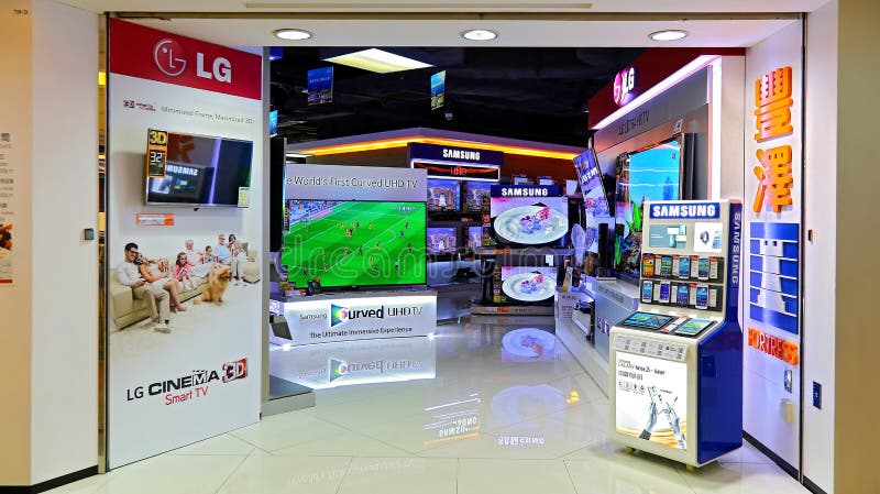 Intelligenter Fernsehspeicher Samsungs lizenzfreie stockbilder Intelligenter Fernsehspeicher Samsungs lizenzfreie stockbilder