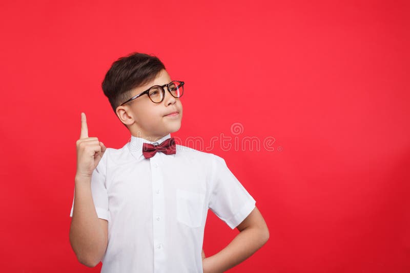 Intelligentes Kind, das Idee hat stockfotografie Intelligentes Kind, das Idee hat stockfotografie