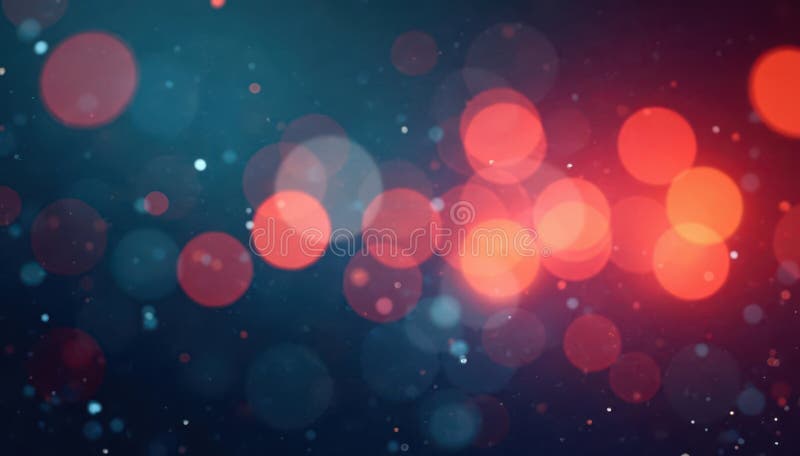 Intense color contrast, blurred circles, warm cool blend , backdrop, image, smooth royalty free illustration