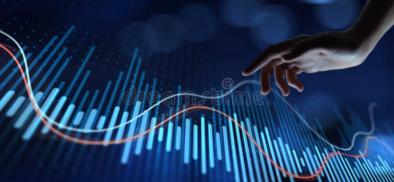 Interactive Data Visualization and Analysis stock illustration