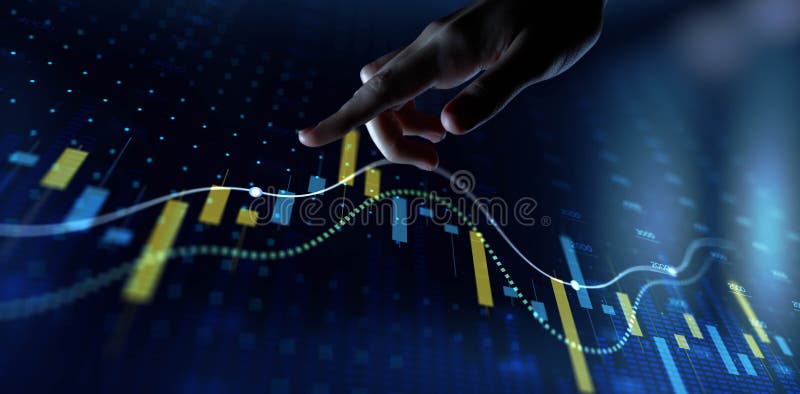 Interactive Financial Data Visualization and Analytics royalty free stock photo