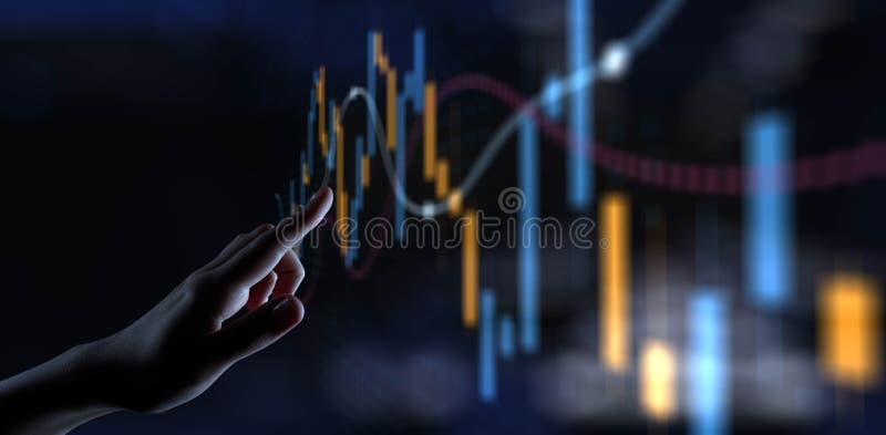 Interactive Visualization of Financial Market Data for Informed Decision-Making vector illustration
