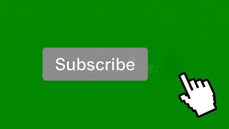 Interactive YouTube Subscribe Button Animation with Bell Icon royalty free illustration