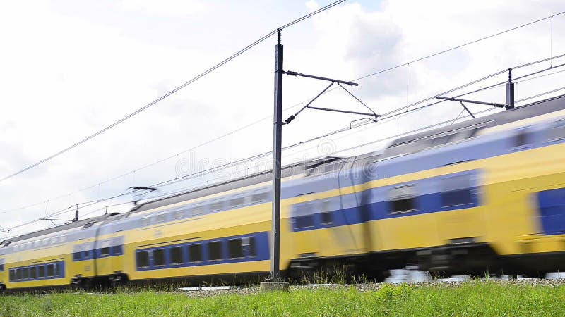 Intercity doubledecker pociąg Holenderskie koleje