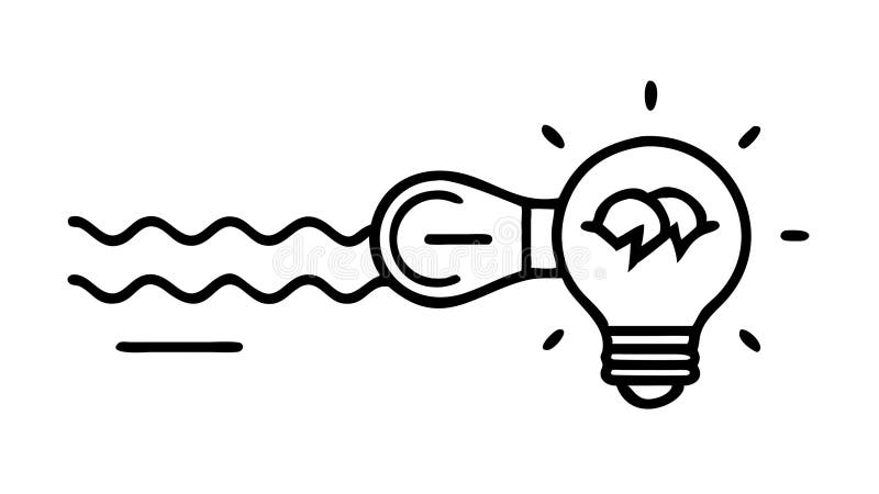 Interconnected Idea, Networked Innovation Collaboration, vector design Generative AI royalty free illustration
