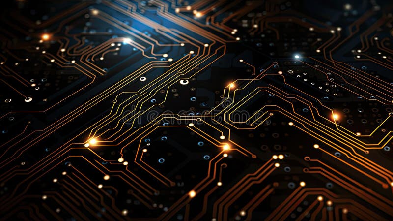 Interconnected pattern background technology royalty free illustration