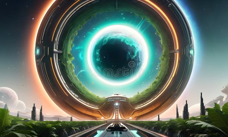 Interdimensional Vortex View royalty free stock images